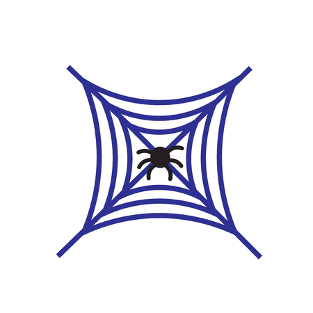 Spider icon vector isolated on white background for your web and mobile app design, Spider logo conceptのイラスト素材
