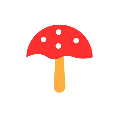 Mushroom icon vector isolated on white background for your web and mobile app design, Mushroom logo conceptのイラスト素材