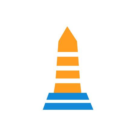 Obelisk icon vector isolated on white background for your web and mobile app design, Obelisk logo conceptのイラスト素材
