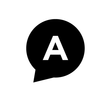 Translation icon vector isolated on white background for your web and mobile app design, Translation logo conceptのイラスト素材