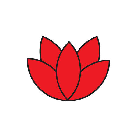Flower icon isolated on white background for your web and mobile app designのイラスト素材