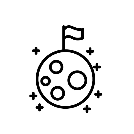 Flag icon isolated on white background for your web and mobile app designのイラスト素材