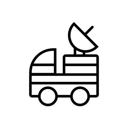 Moon rover icon isolated on white background for your web and mobile app designのイラスト素材