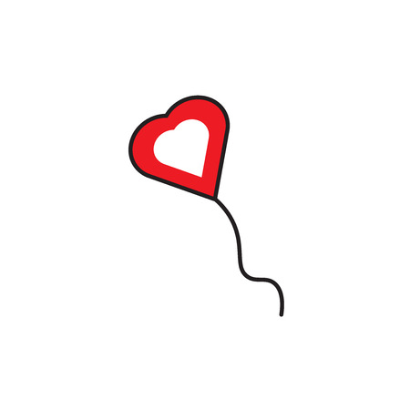 Balloons icon isolated on white background for your web and mobile app designのイラスト素材