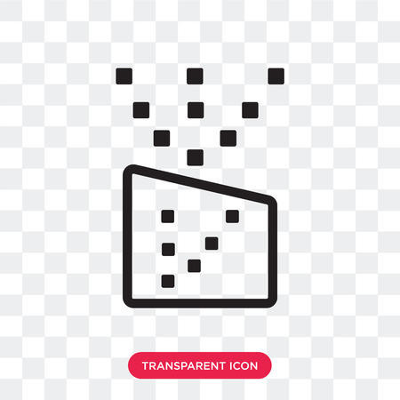 Encryption vector icon isolated on transparent background, Encryption logo conceptのイラスト素材