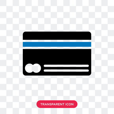 Cit card vector icon isolated on transparent background, Cit card logo conceptのイラスト素材