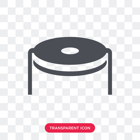 Trampoline vector icon isolated on transparent background, Trampoline logo conceptのイラスト素材