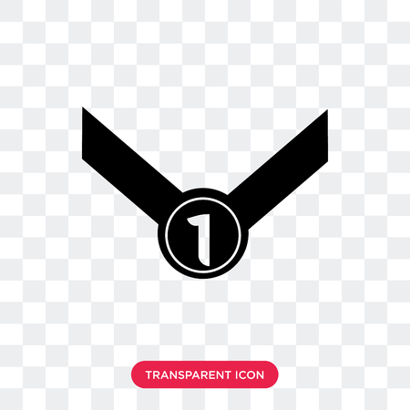 Badge vector icon isolated on transparent background, Badge logo conceptのイラスト素材