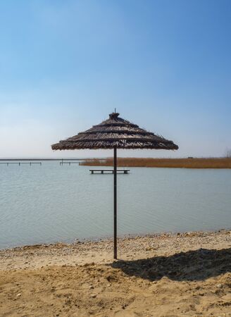 Sunshade on the beachのeditorial素材
