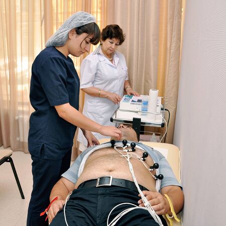 Baku-15 of August 2011- cardiogram of heartのeditorial素材