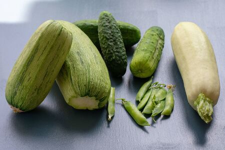Local market fresh vegetable, garden produce, clean eating and dieting conceptの写真素材