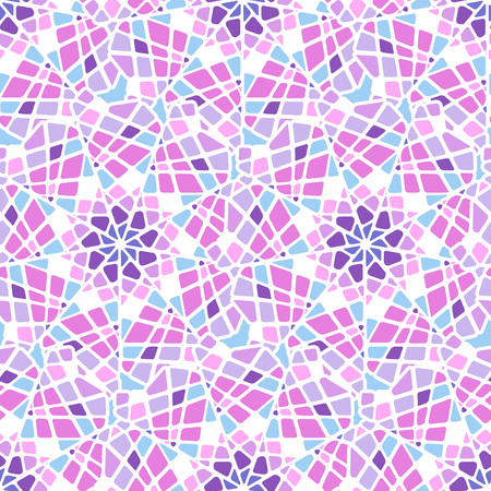 Colorful mosaic style vector seamless patternのイラスト素材