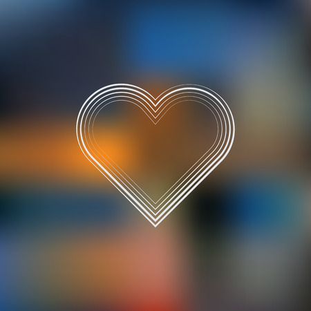 Heart - Valentine's Day vector iconのイラスト素材