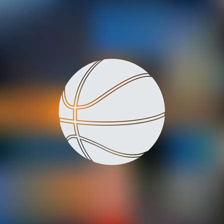 Basketball sport iconのイラスト素材