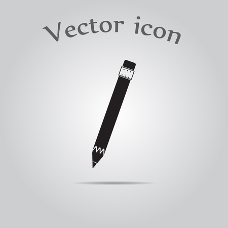 Pencil icon , Vector illustrationのイラスト素材