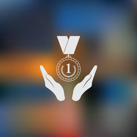 Medal sport iconのイラスト素材