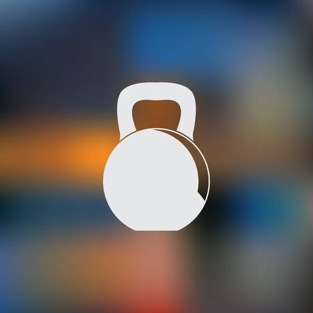 Weight sport iconのイラスト素材
