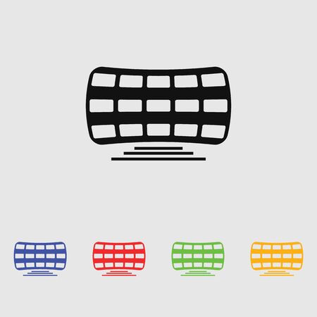 Solar panels iconのイラスト素材