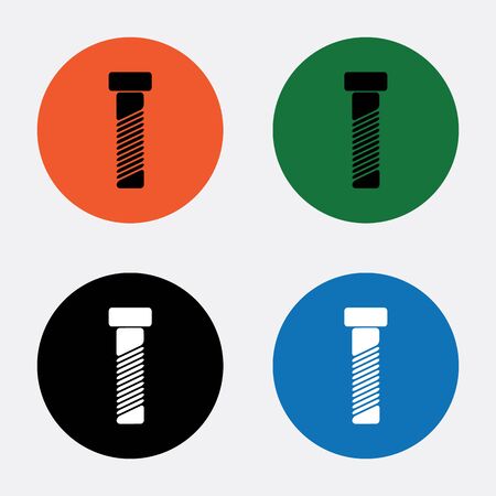 Vector bolt iconのイラスト素材