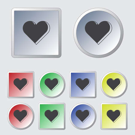 Heart - Valentine's Day vector iconのイラスト素材