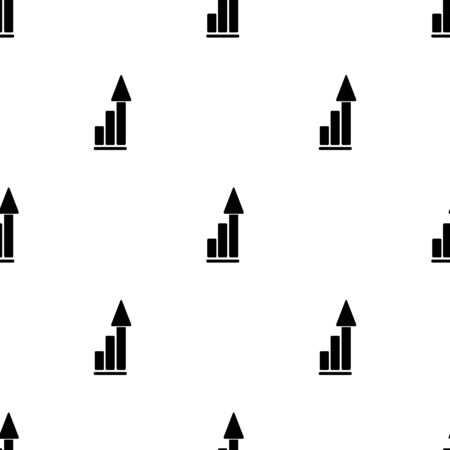 Vector growing graph iconのイラスト素材