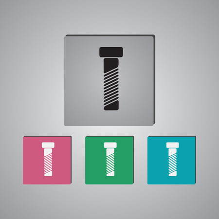 Vector bolt iconのイラスト素材