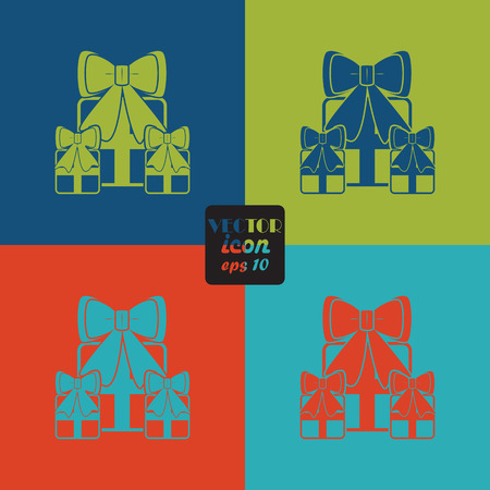 Gift - Valentine's Day vector iconのイラスト素材