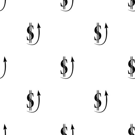 The Dollar Sign Is Rising iconのイラスト素材