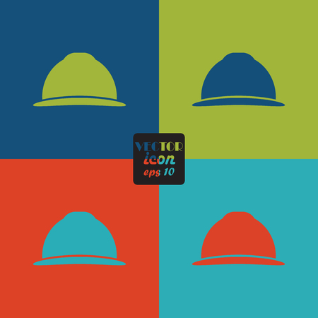 Working helmet iconのイラスト素材
