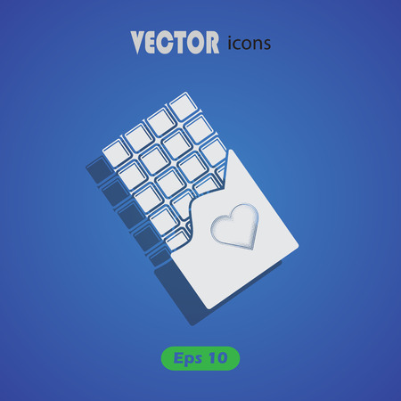 Chocolate - Valentine's Day vector iconのイラスト素材