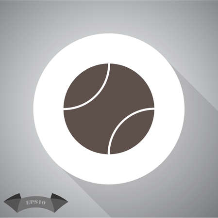 Tennis ball sport iconの写真素材