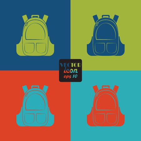 Backpack iconのイラスト素材