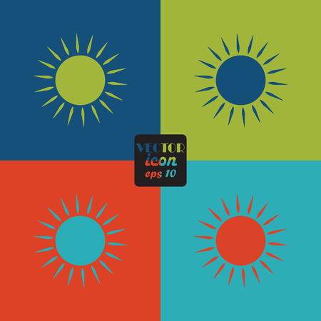 Sun iconのイラスト素材