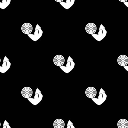 Hand with dumbbell sport iconのイラスト素材