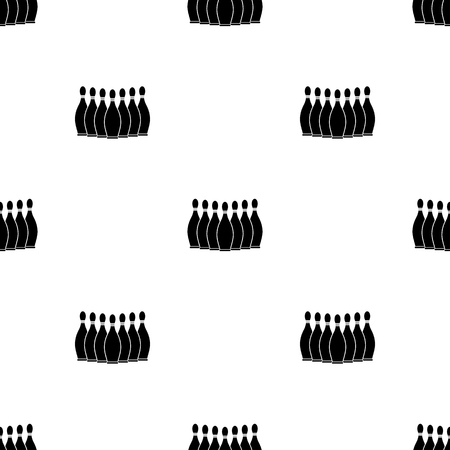 Bowling sport iconのイラスト素材