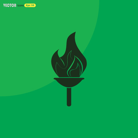 The flame sport iconのイラスト素材