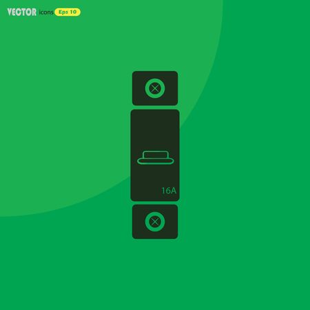 One-phase machine 16 amps iconのイラスト素材