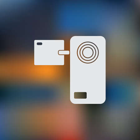 Video camera iconのイラスト素材