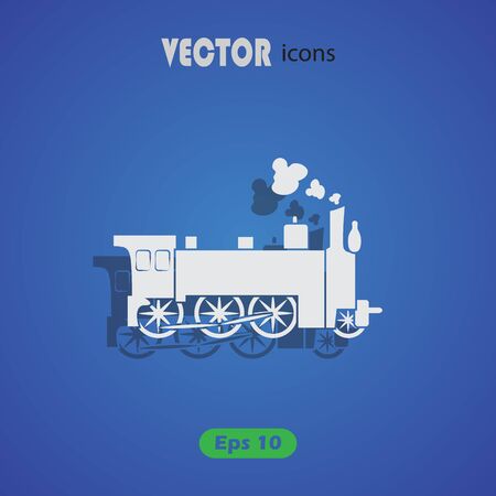 Locomotive vector iconのイラスト素材