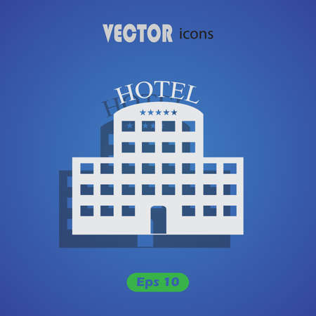 Hotel iconのイラスト素材