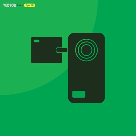 Video camera iconのイラスト素材