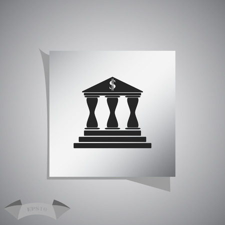 Bank vector iconのイラスト素材