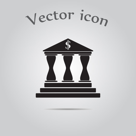 Bank vector iconのイラスト素材