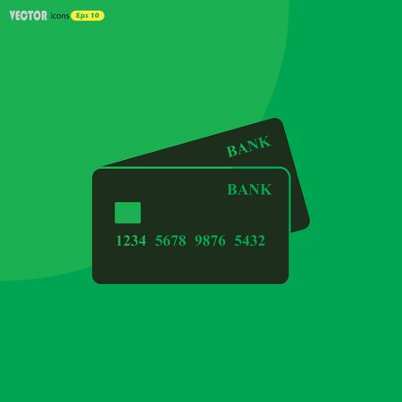 Bank credit card icon.のイラスト素材
