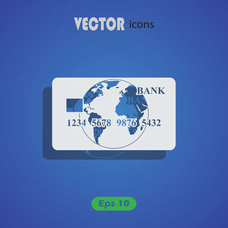 Bank credit card icon.のイラスト素材
