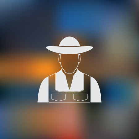 Farmer iconのイラスト素材