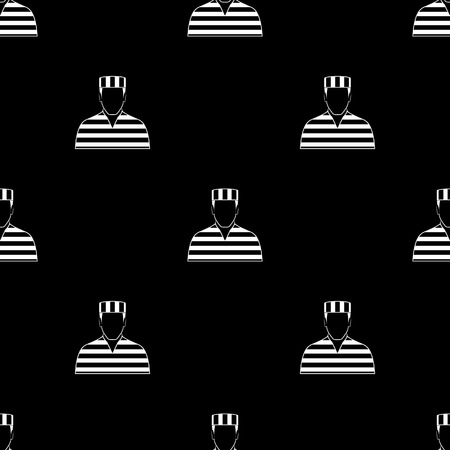 Prisoner Vector iconのイラスト素材