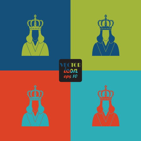 Queen iconのイラスト素材
