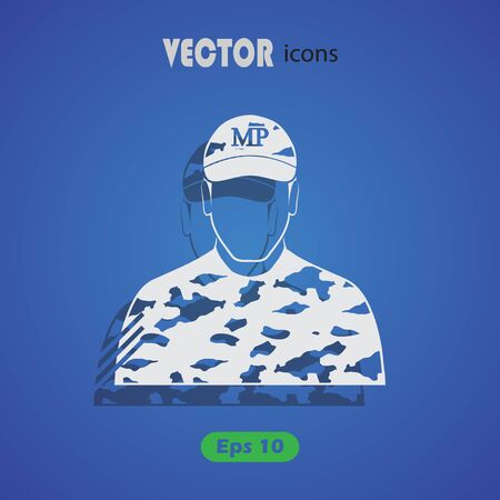 Soldier iconのイラスト素材