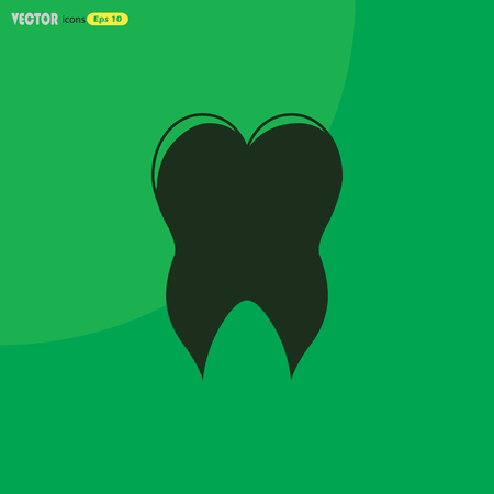 Tooth Icon Vector.のイラスト素材